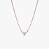 Triple Stone Heart Collier Necklace Triple Stone Heart Collier Necklace