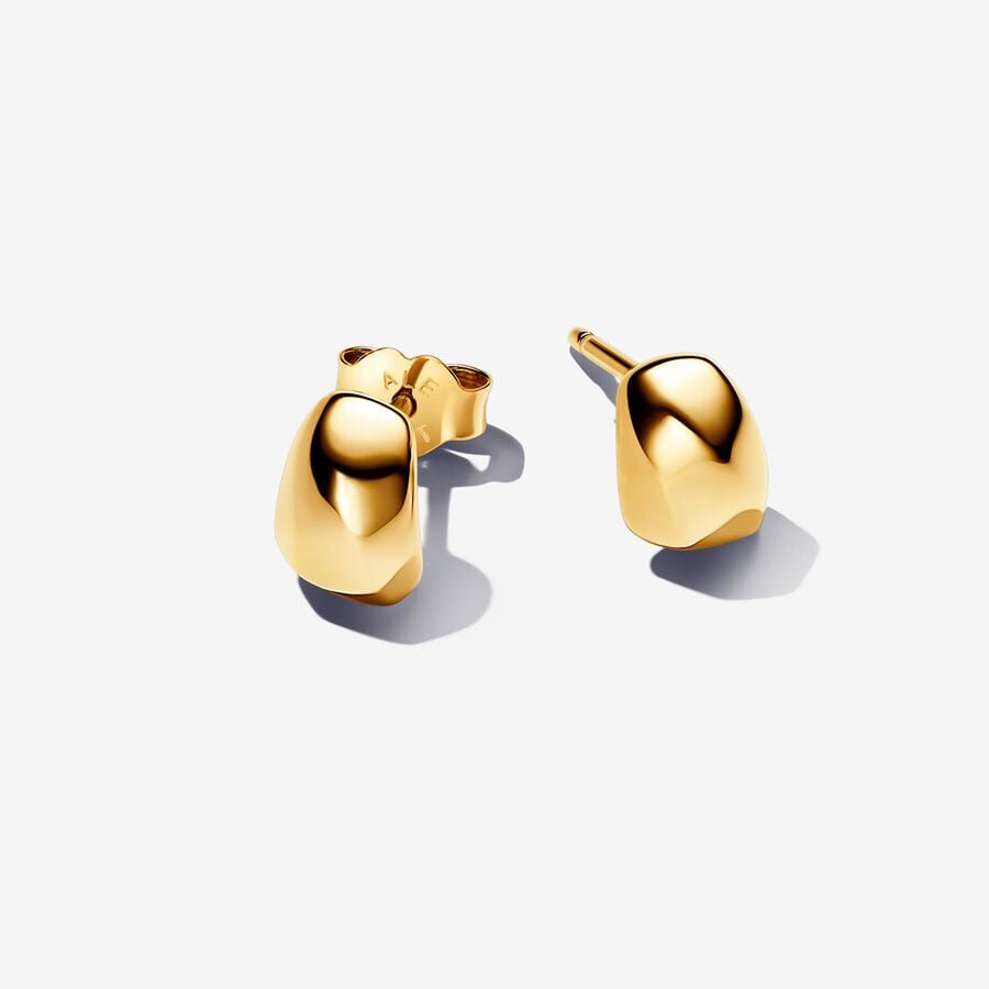 Organically Shaped Stud Earrings image number 0