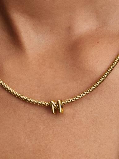 Letter M Alphabet Mini Charm