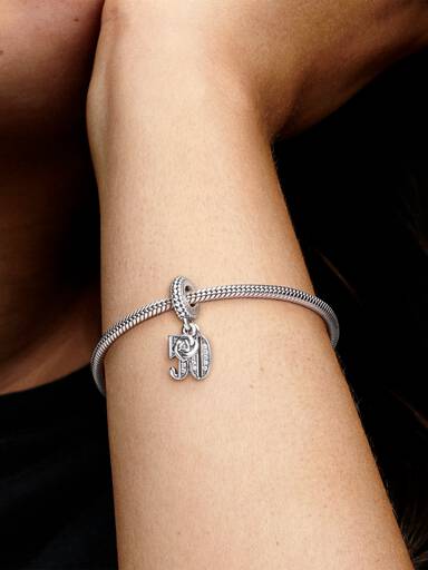 50th Celebration Dangle Charm