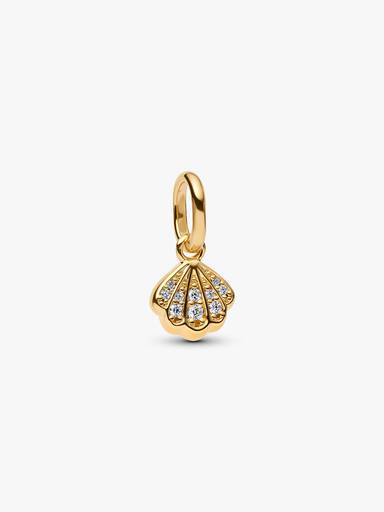 Sparkling Shell Mini Dangle Charm