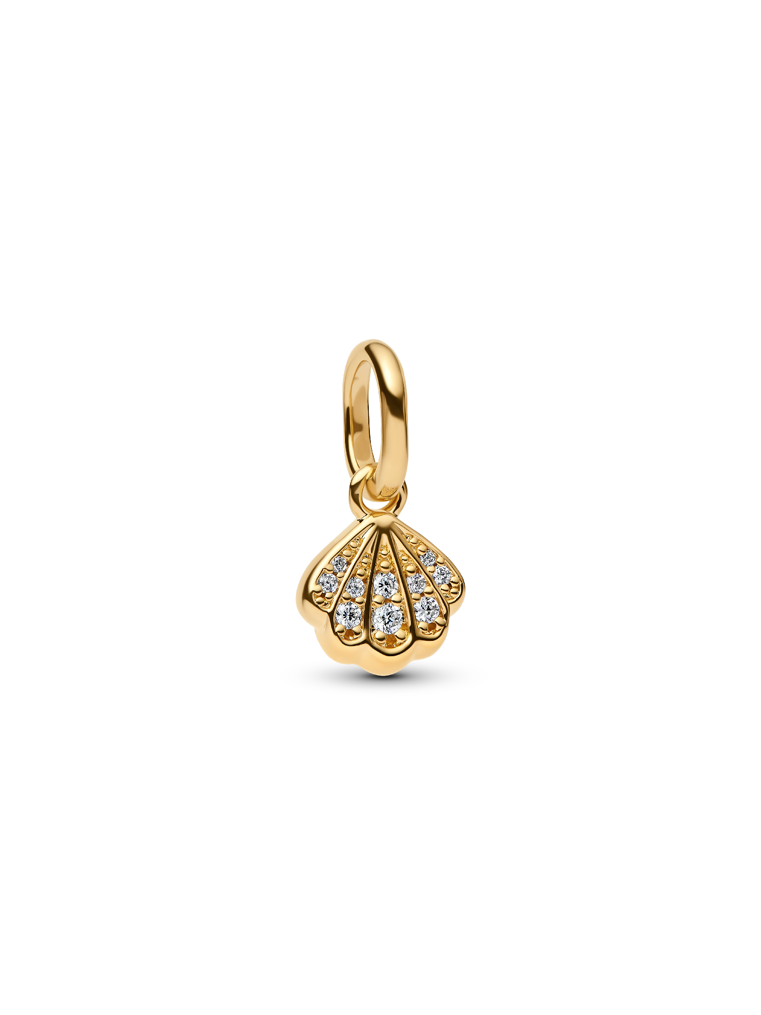 Sparkling Shell Mini Dangle Charm