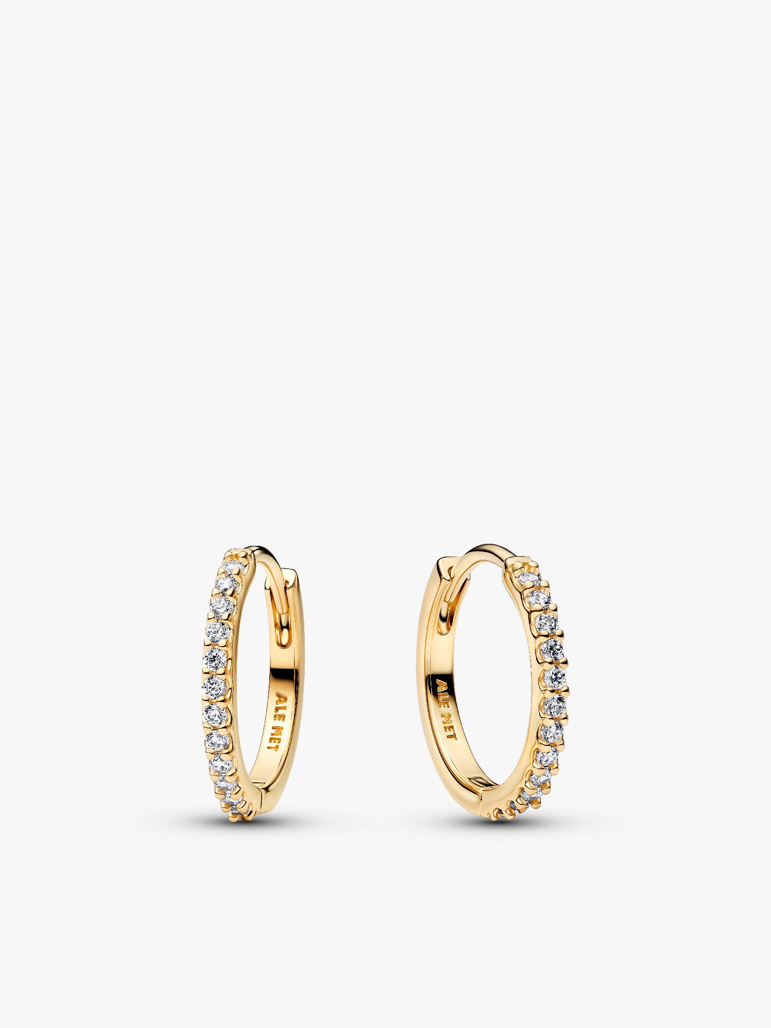 Sparkling Mini Hoop Earrings