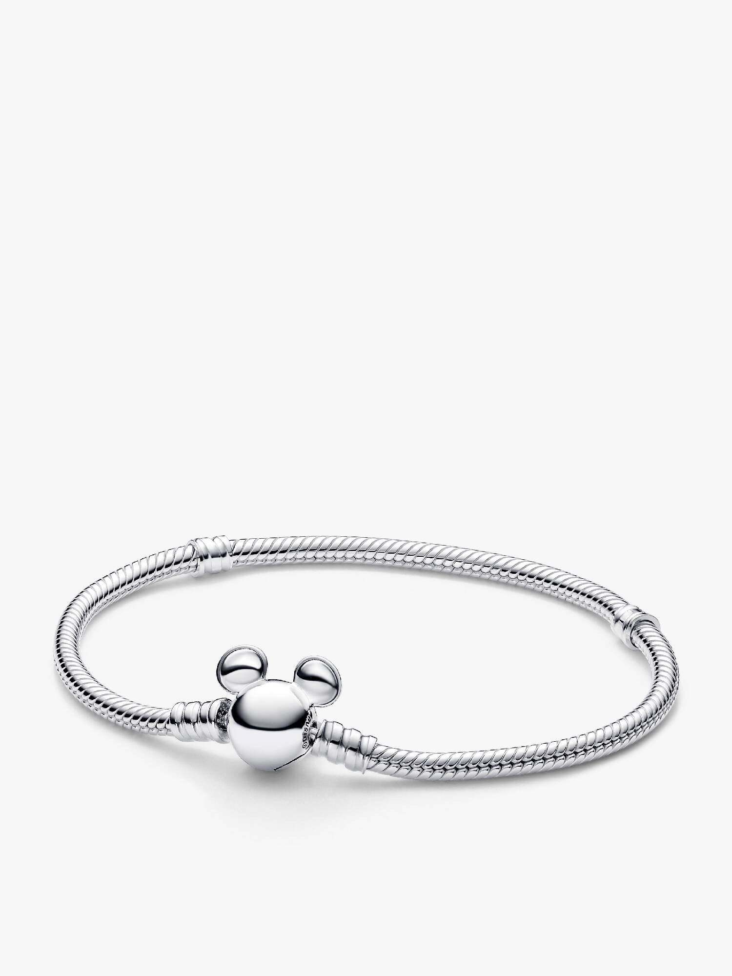 Disney Mickey Mouse Clasp Moments Snake Chain Bracelet