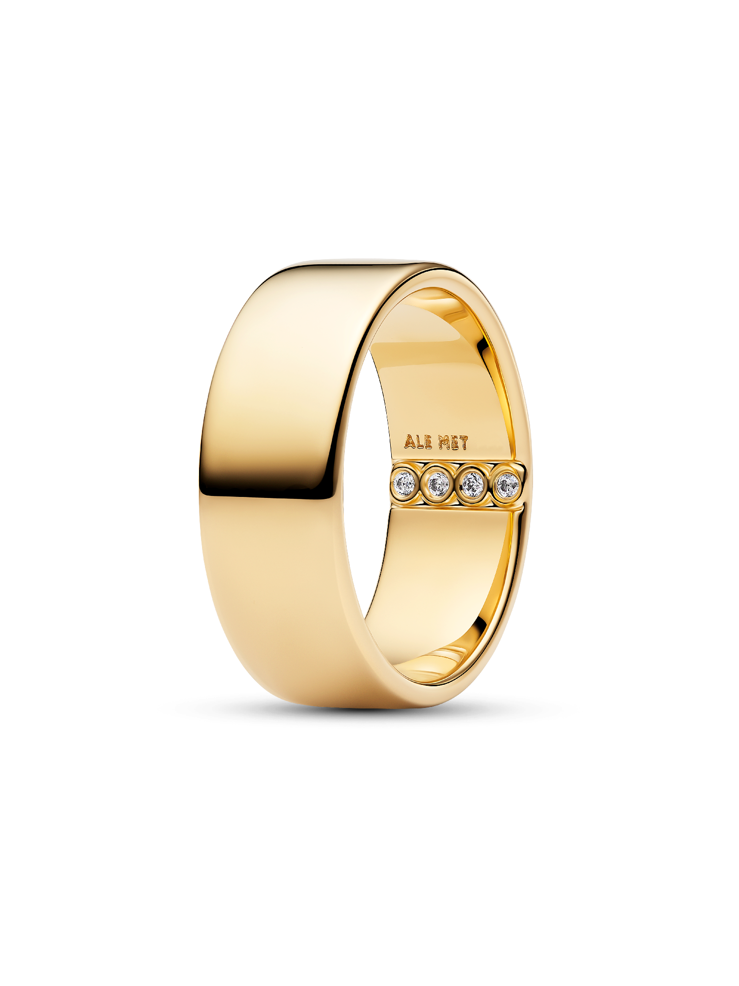 Engravable Wide Band Ring