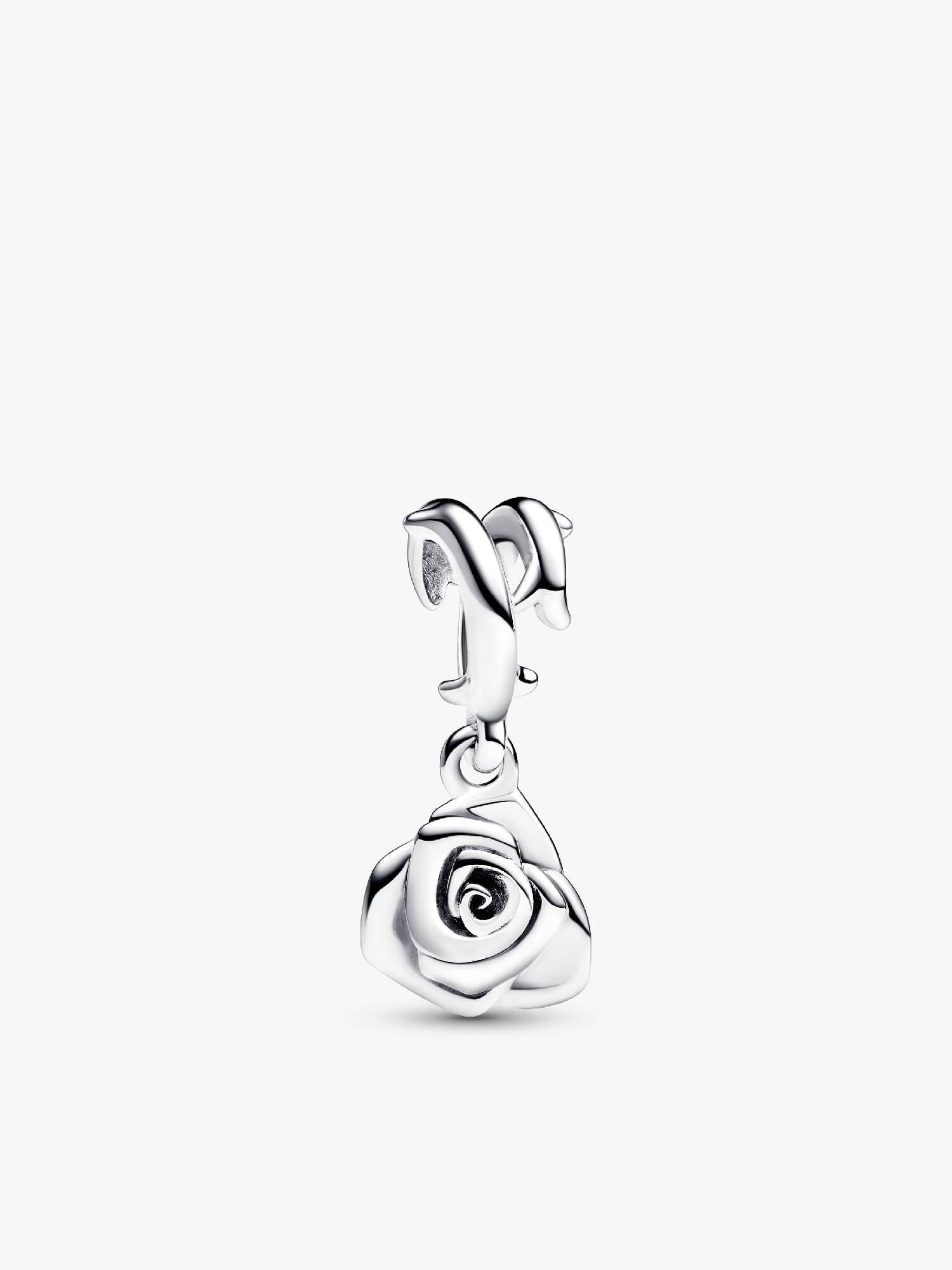 Rose in Bloom Dangle Charm