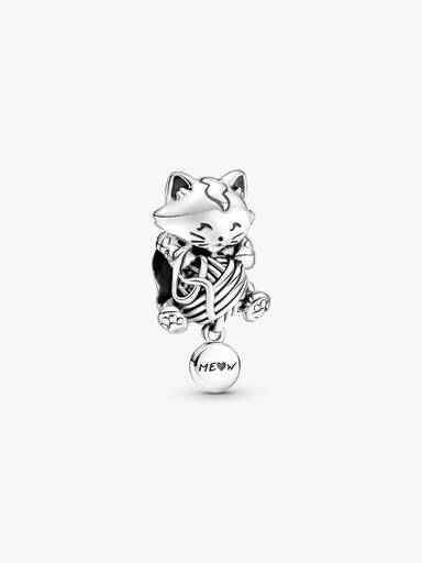 Kitten & Yarn Ball Charm