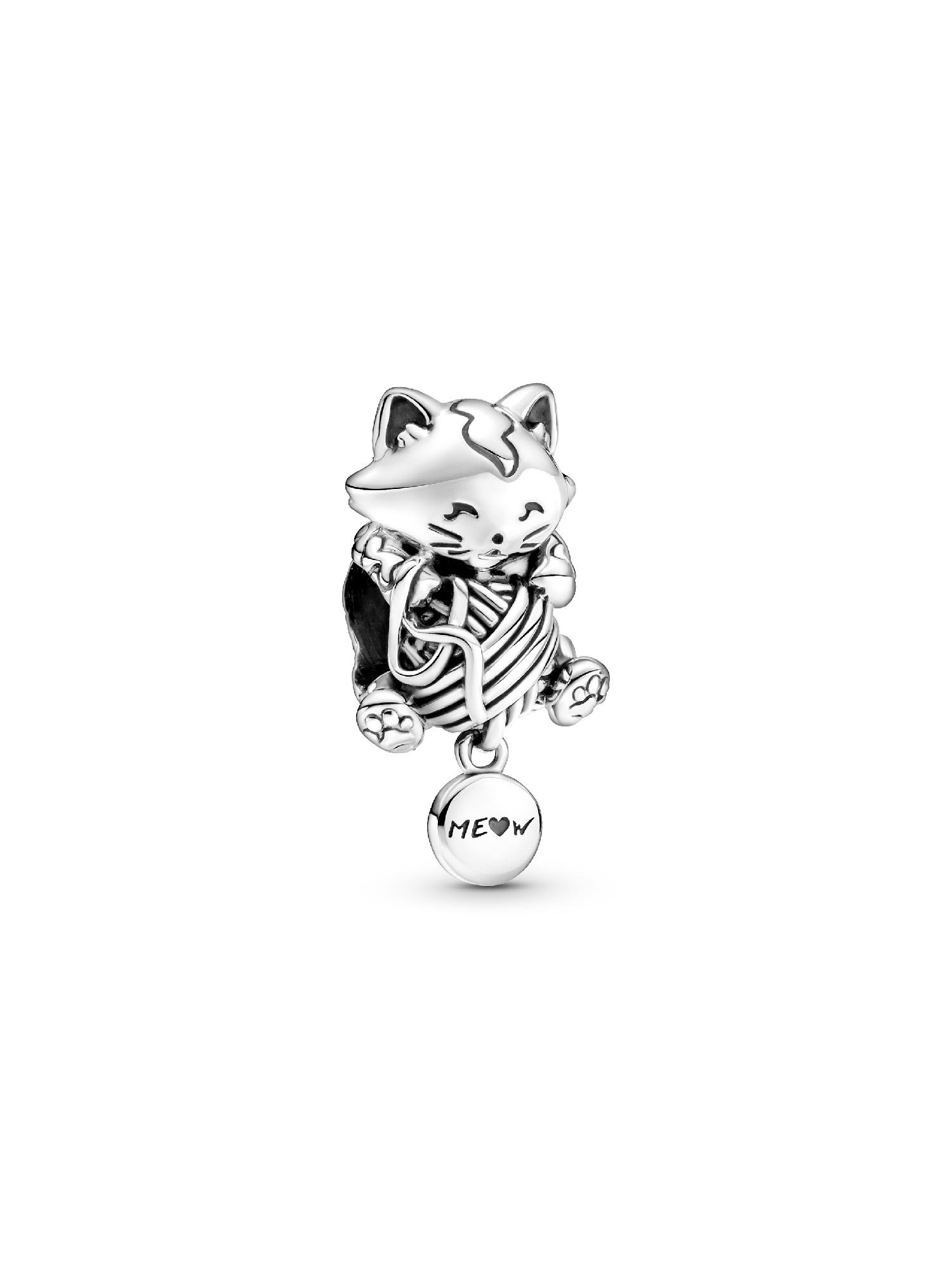 Kitten & Yarn Ball Charm