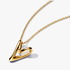Organically Shaped Heart Pendant Necklace Organically Shaped Heart Pendant Necklace