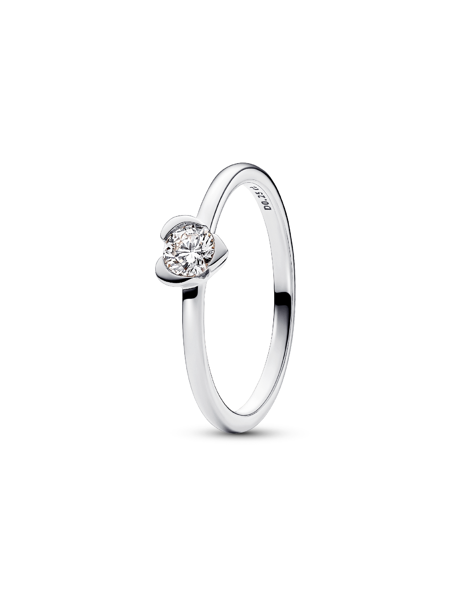 Lab-Grown Diamond Heart Ring