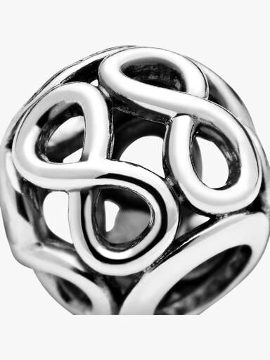 Openwork Infinity Charm