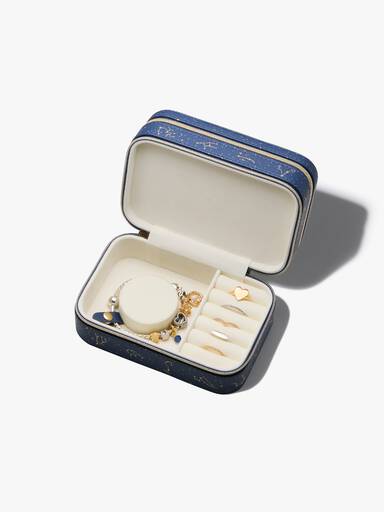Navy Celestial Jewellery Box