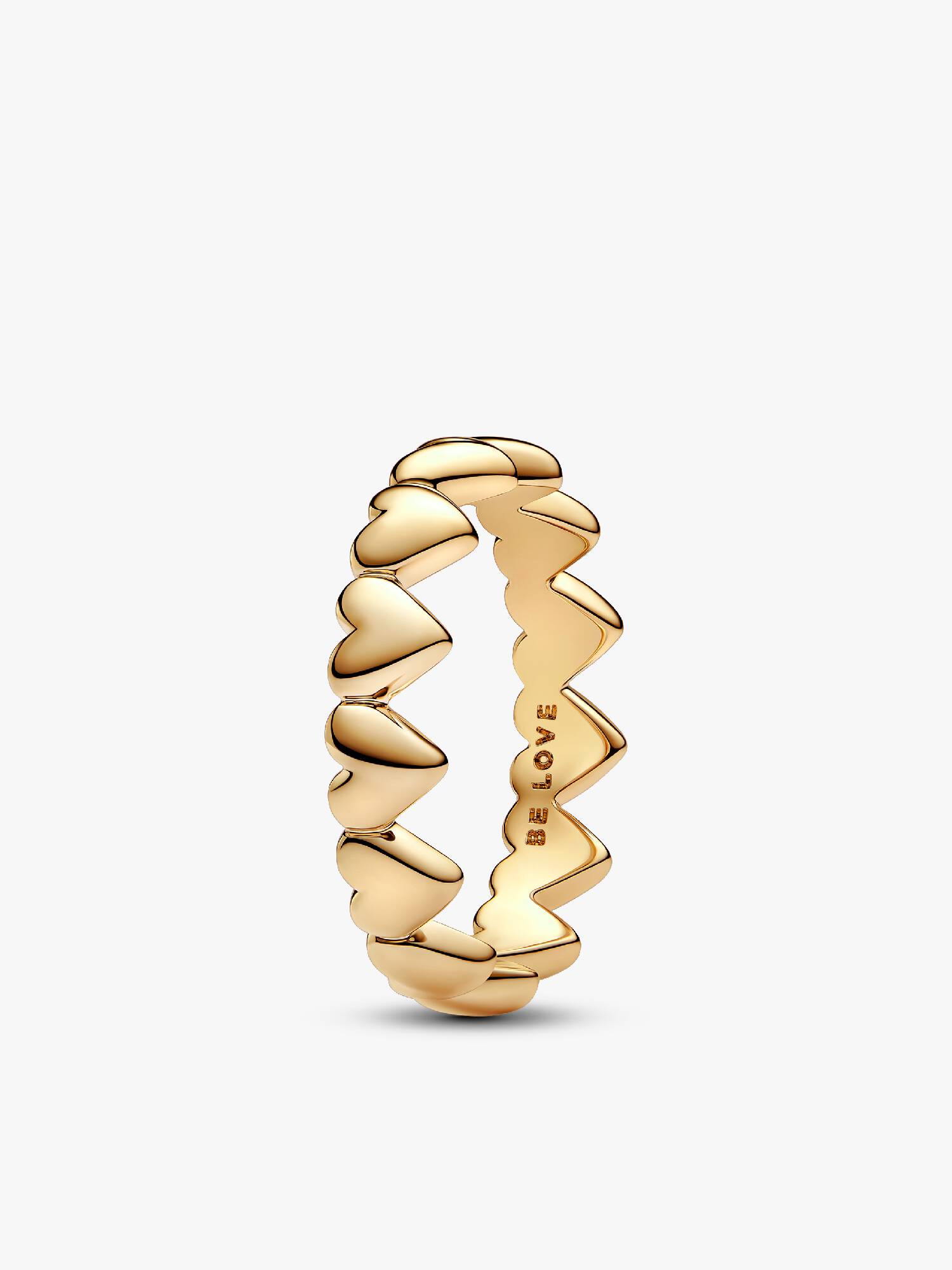 Row of Hearts Ring