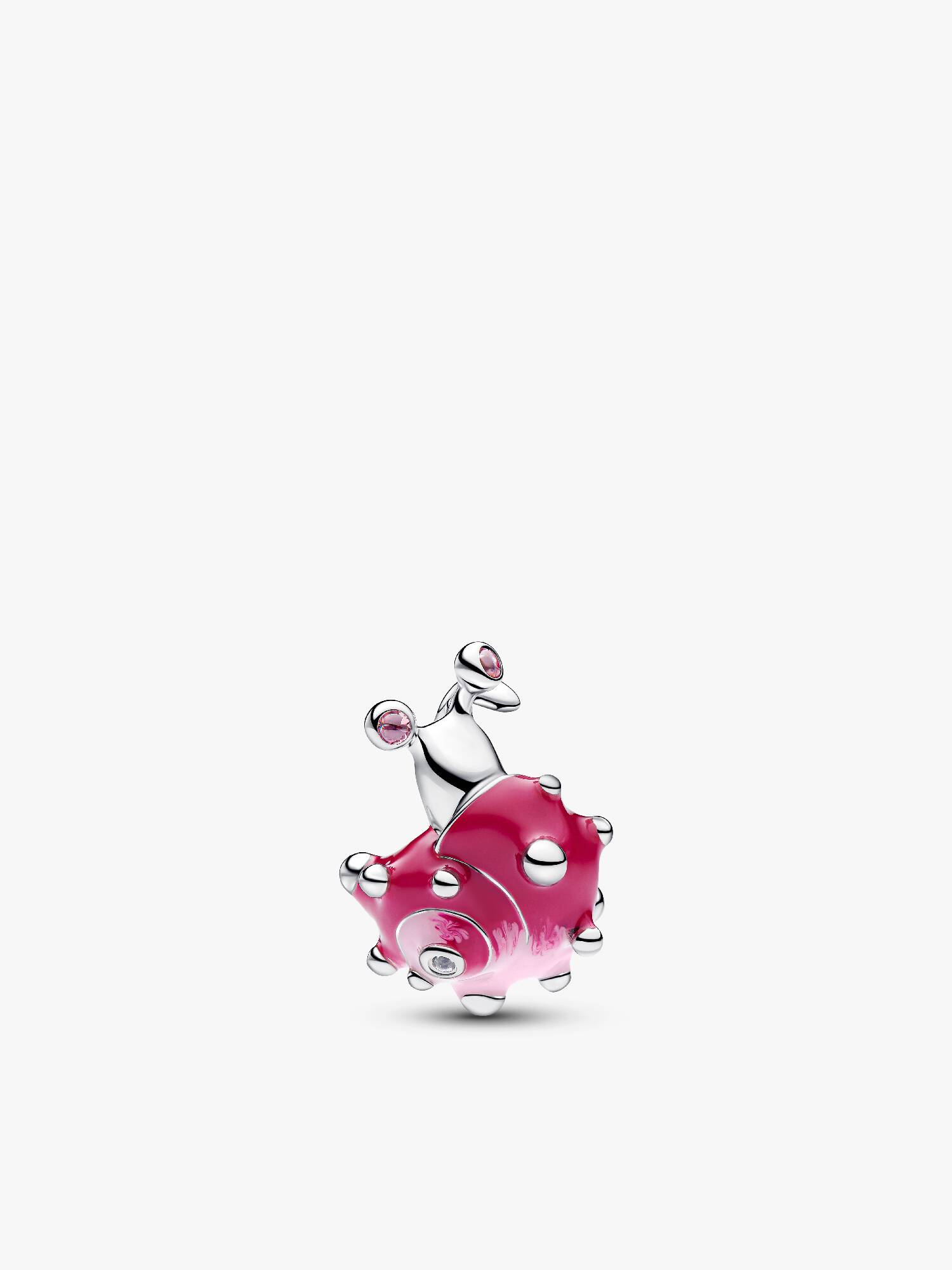Pink Snail Charm