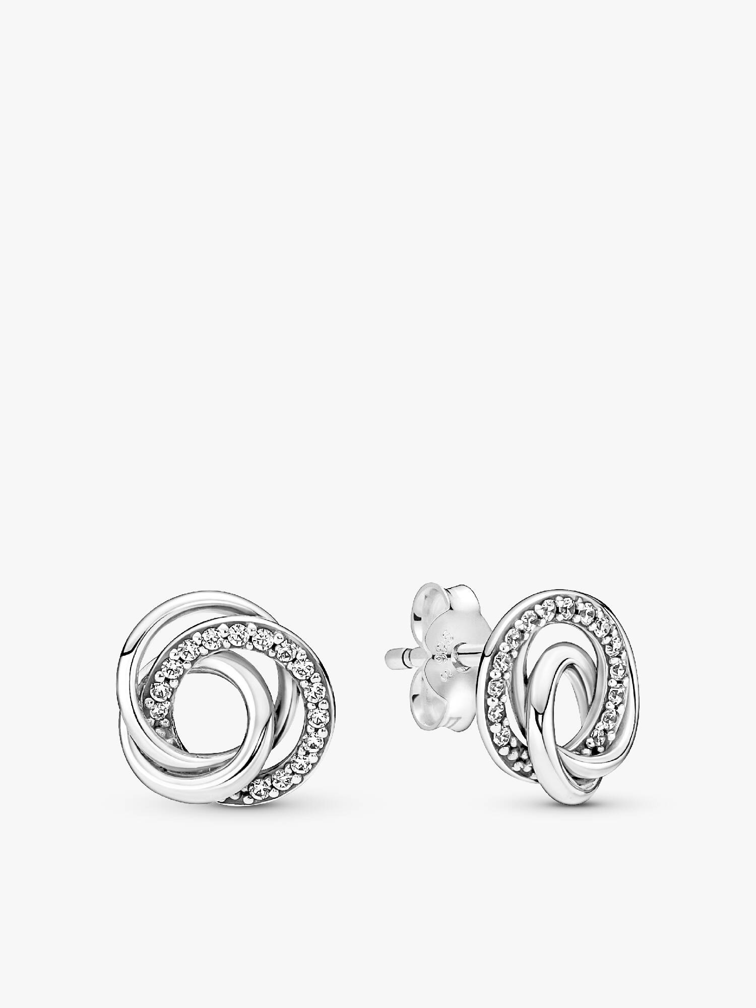 Family Always Encircled Stud Earrings