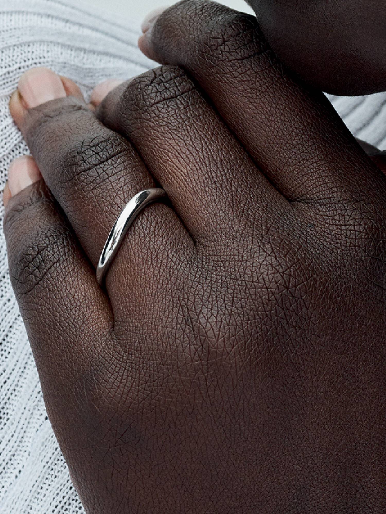 Organically Shaped Band Ring