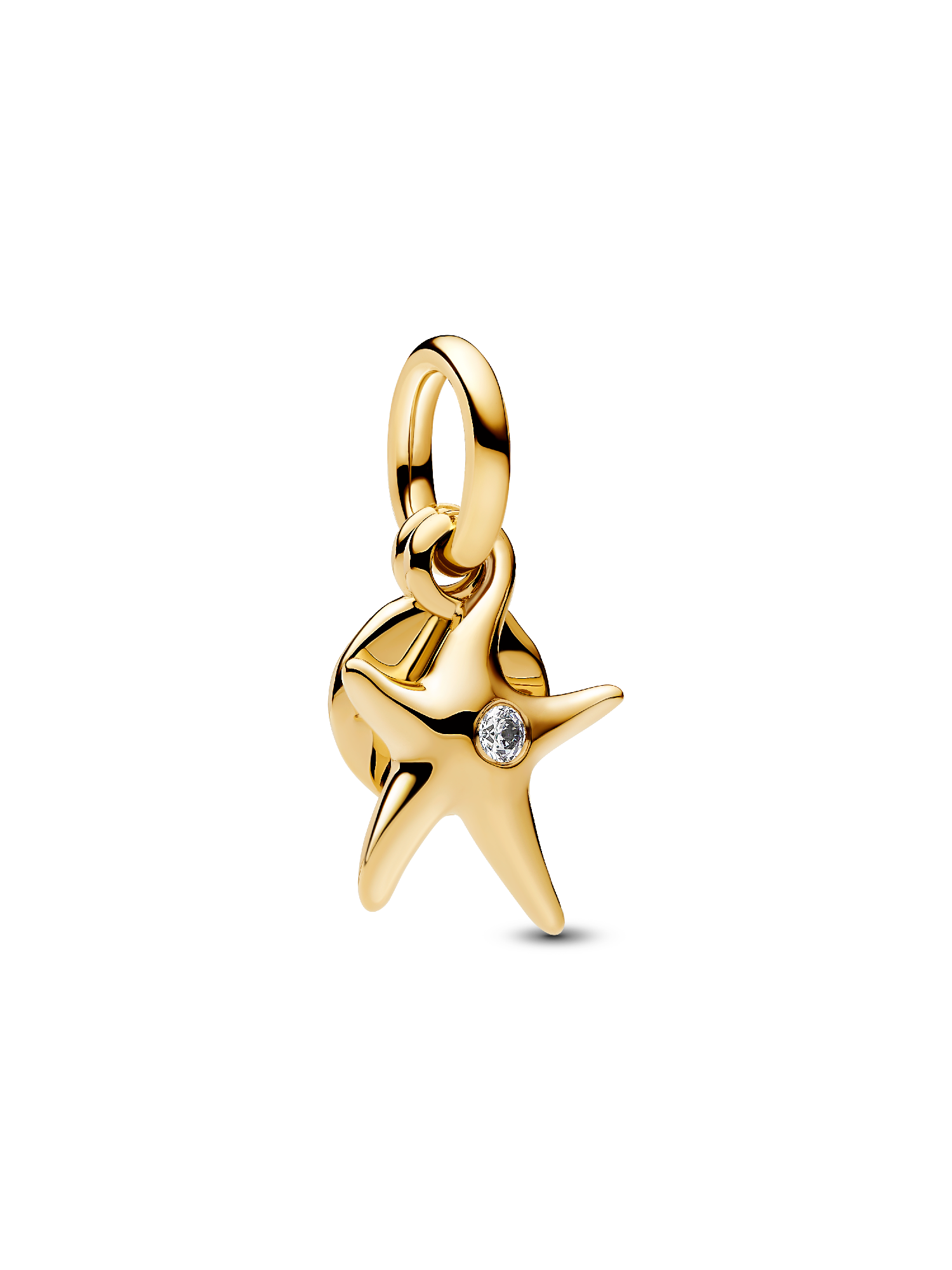 Starfish Double Dangle Charm | Pendant | Gold plated | Pandora AU