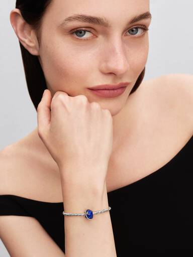 Celestial Blue Planet Charm