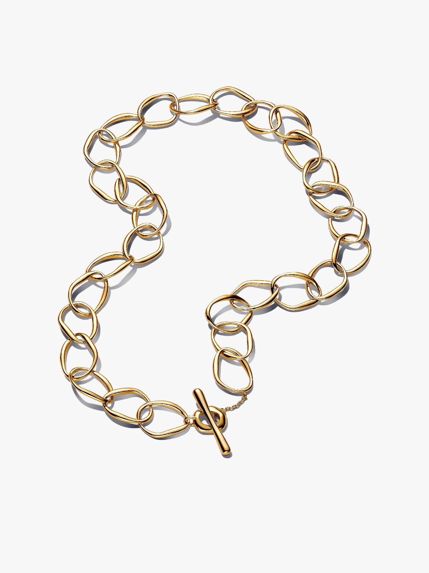 Organically Shaped Link Necklace