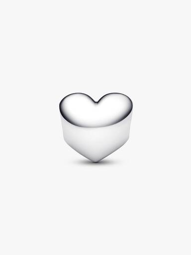 Engravable July Crystal Birthstone Heart Charm