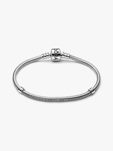 Pandora Moments Barrel Clasp Snake Chain Bracelet
