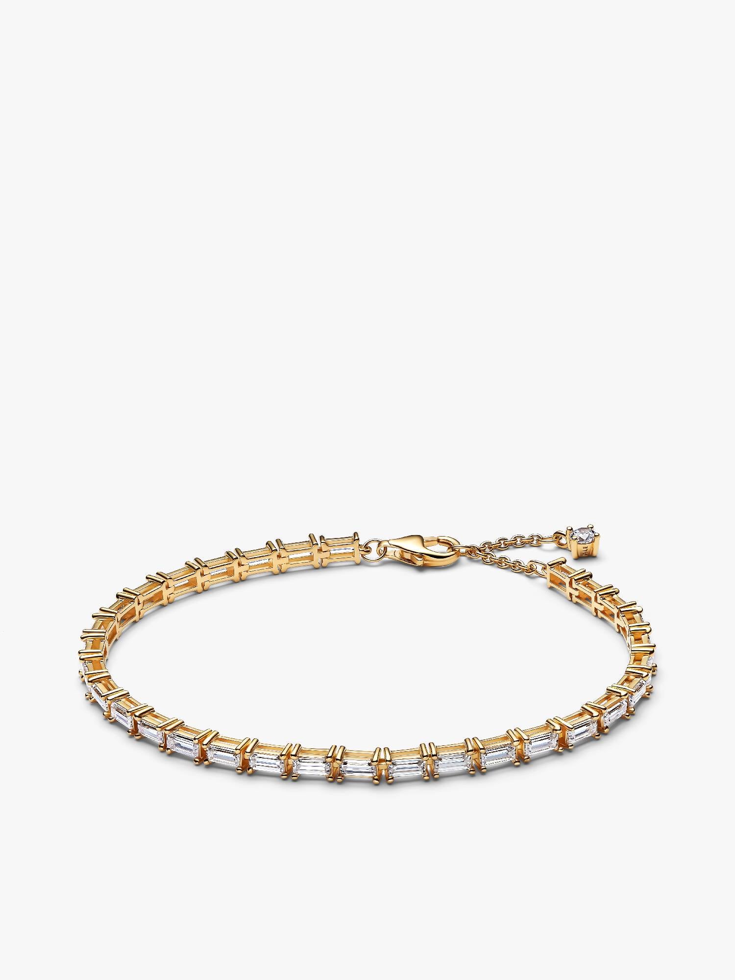 Sparkling Baguette Tennis Bracelet