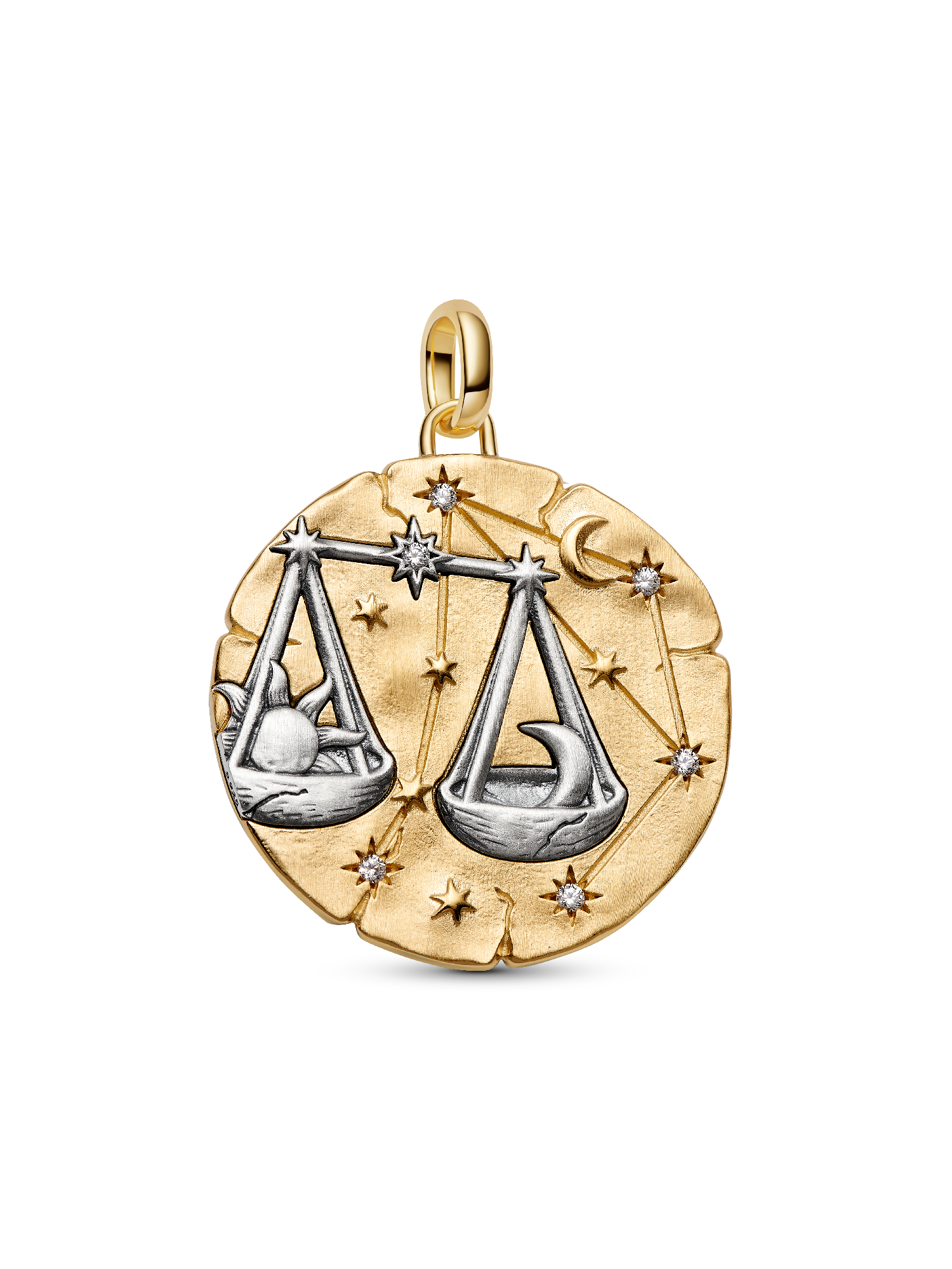Libra Zodiac Oversized Talisman Charm