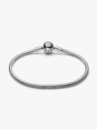 Pandora Moments Ball Clasp Snake Chain Bracelet