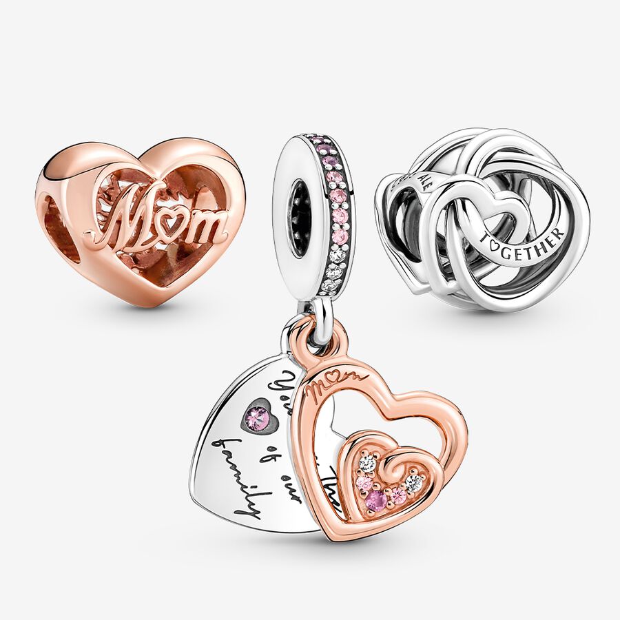 Mixed Hearts Charm Set image number 0