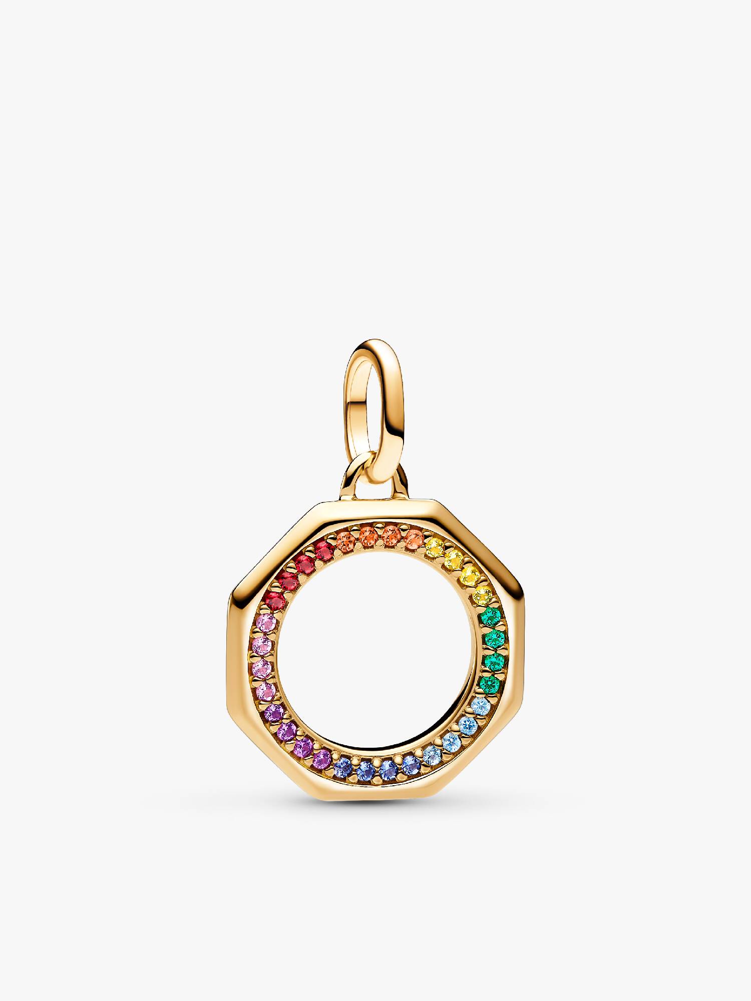 Rainbow Medallion Charm