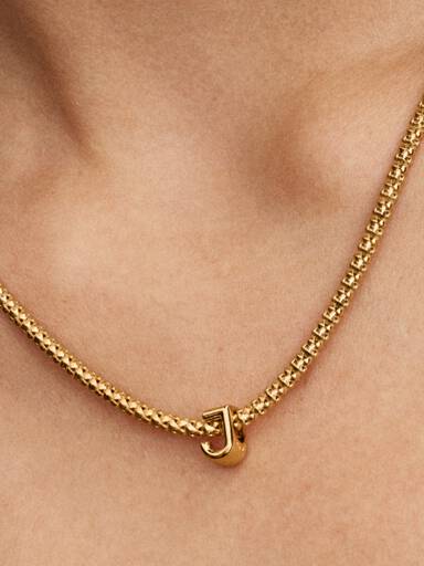 Letter J Alphabet Mini Charm