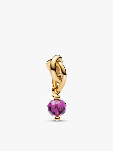 February Crystal Birthstone Engravable Necklace Set