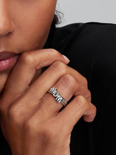 MUM Letters Splittable Ring