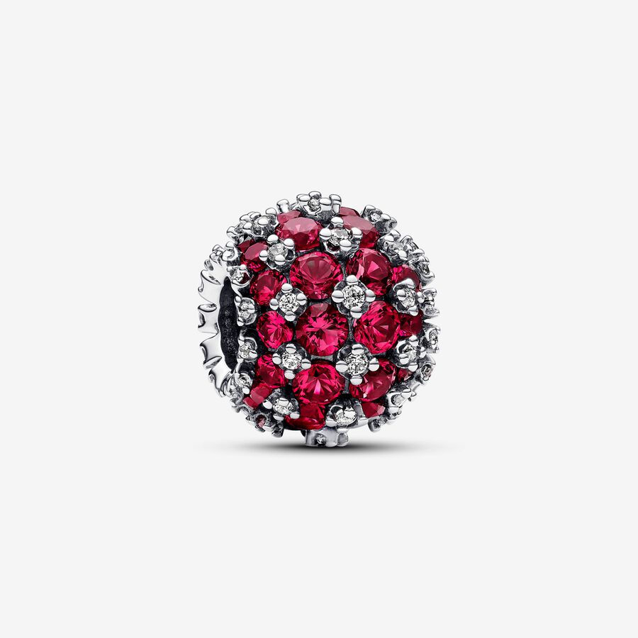 Sparkling Pavé Round Pink Charm image number 0