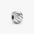 Polished Feathered Clip Charm Polished Feathered Clip Charm