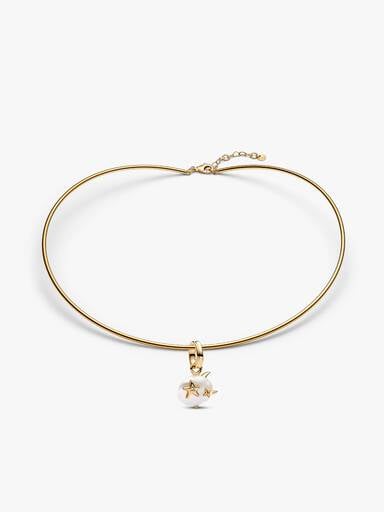 Baroque Pearl Cloud Choker Necklace