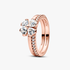 Sparkling Lucky Clover Splittable Ring Sparkling Lucky Clover Splittable Ring