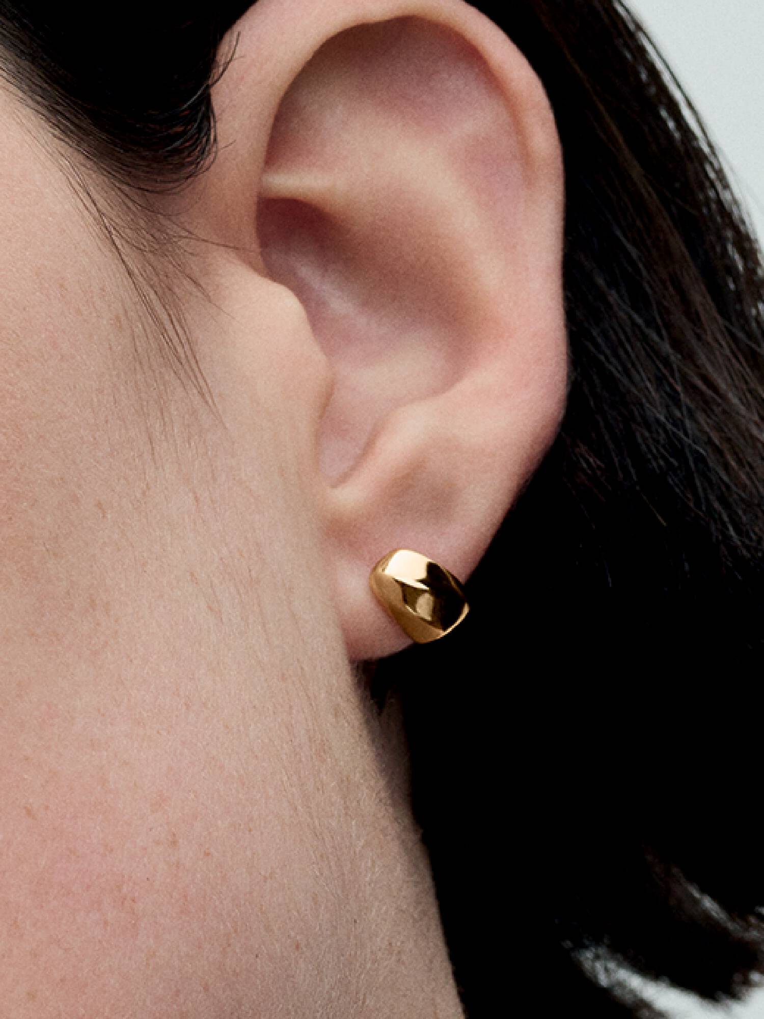 Organically Shaped Stud Earrings