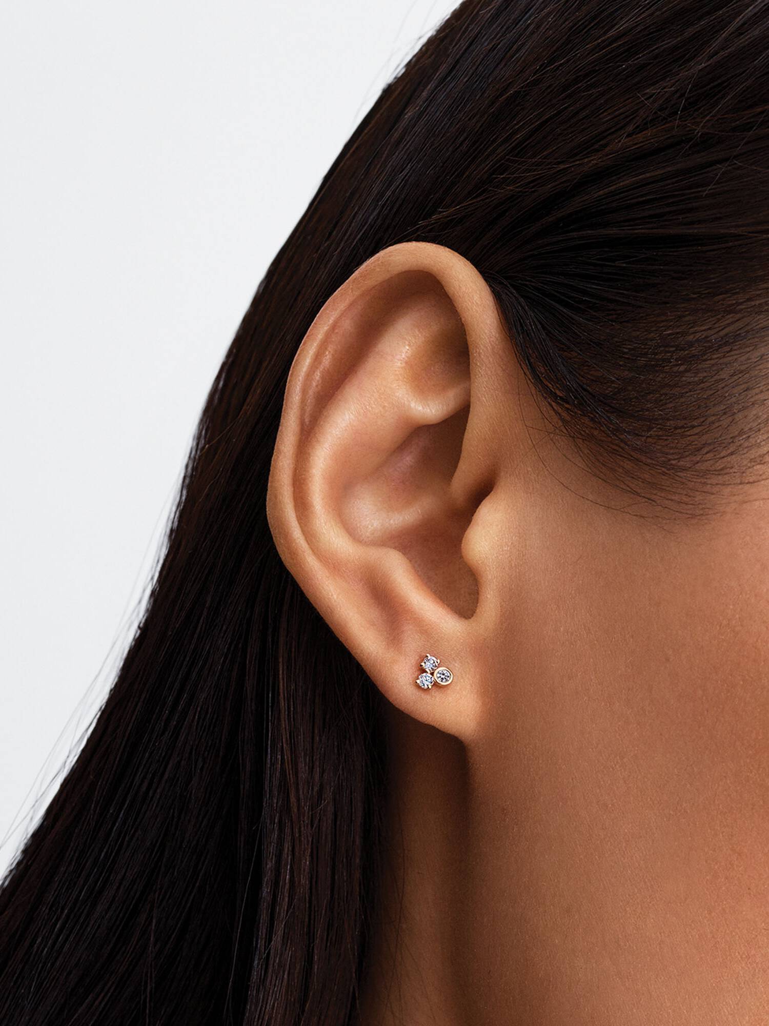 Pandora Era Lab-Grown Diamond Cluster Stud Earrings