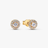 Round Pavé Halo Stud Earrings Round Pavé Halo Stud Earrings