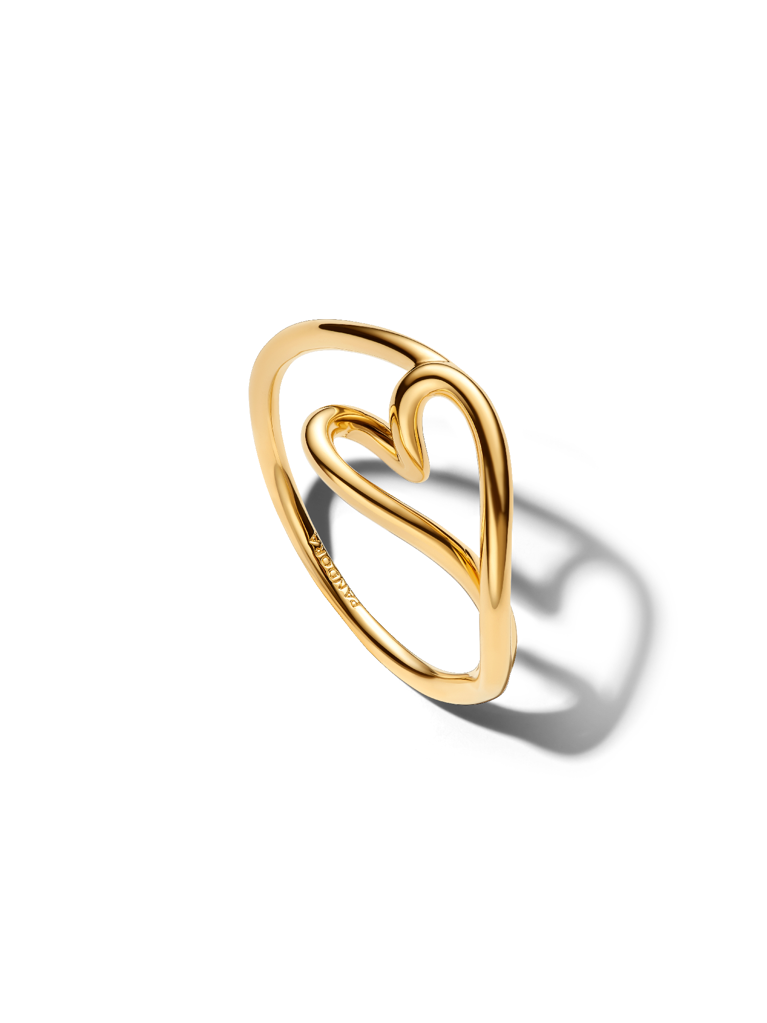 Organically Shaped Heart Small Ring