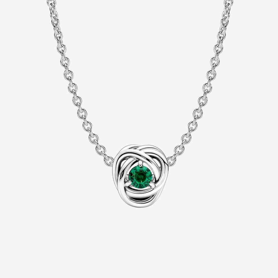 May Crystal Birthstone Necklace Set image number 0