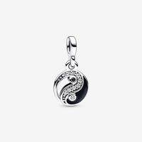 Pandora ME Sparkling Yin & Yang Mini Dangle Charm | Sterling silver | Pandora AU