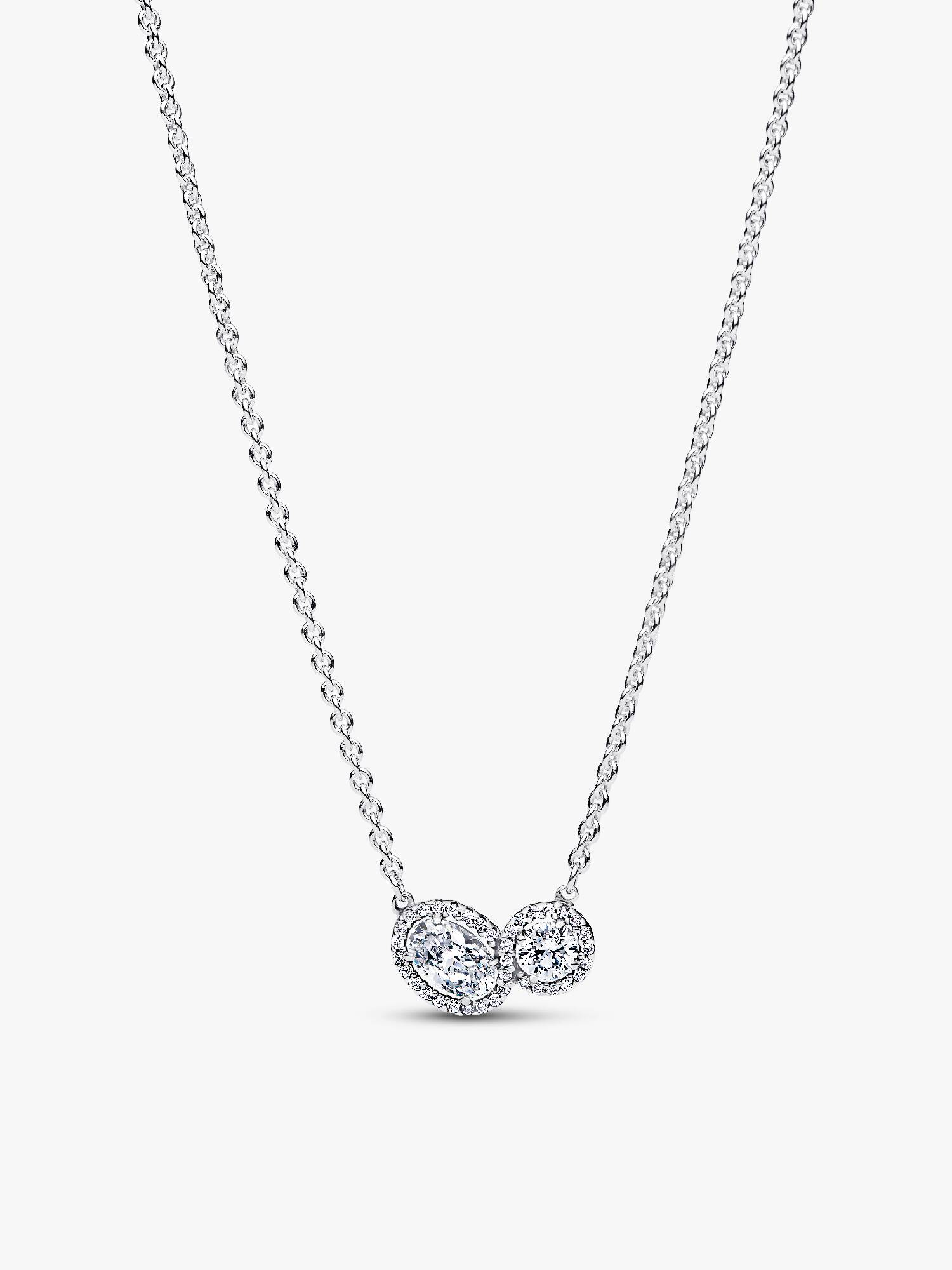Embracing Halo Necklace