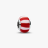 Red Peppermint Murano Glass Charm Red Peppermint Murano Glass Charm