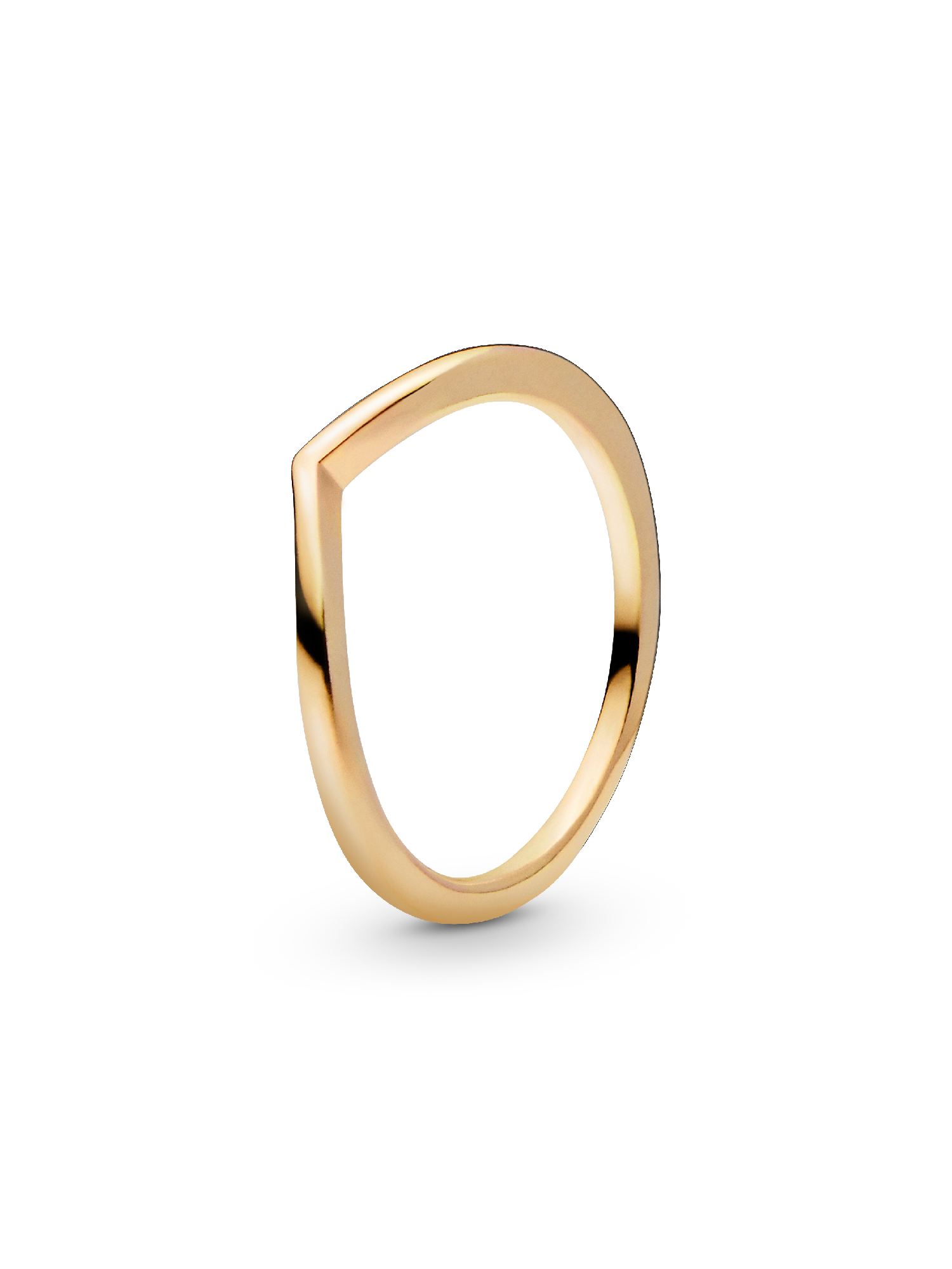 Polished Wishbone Ring