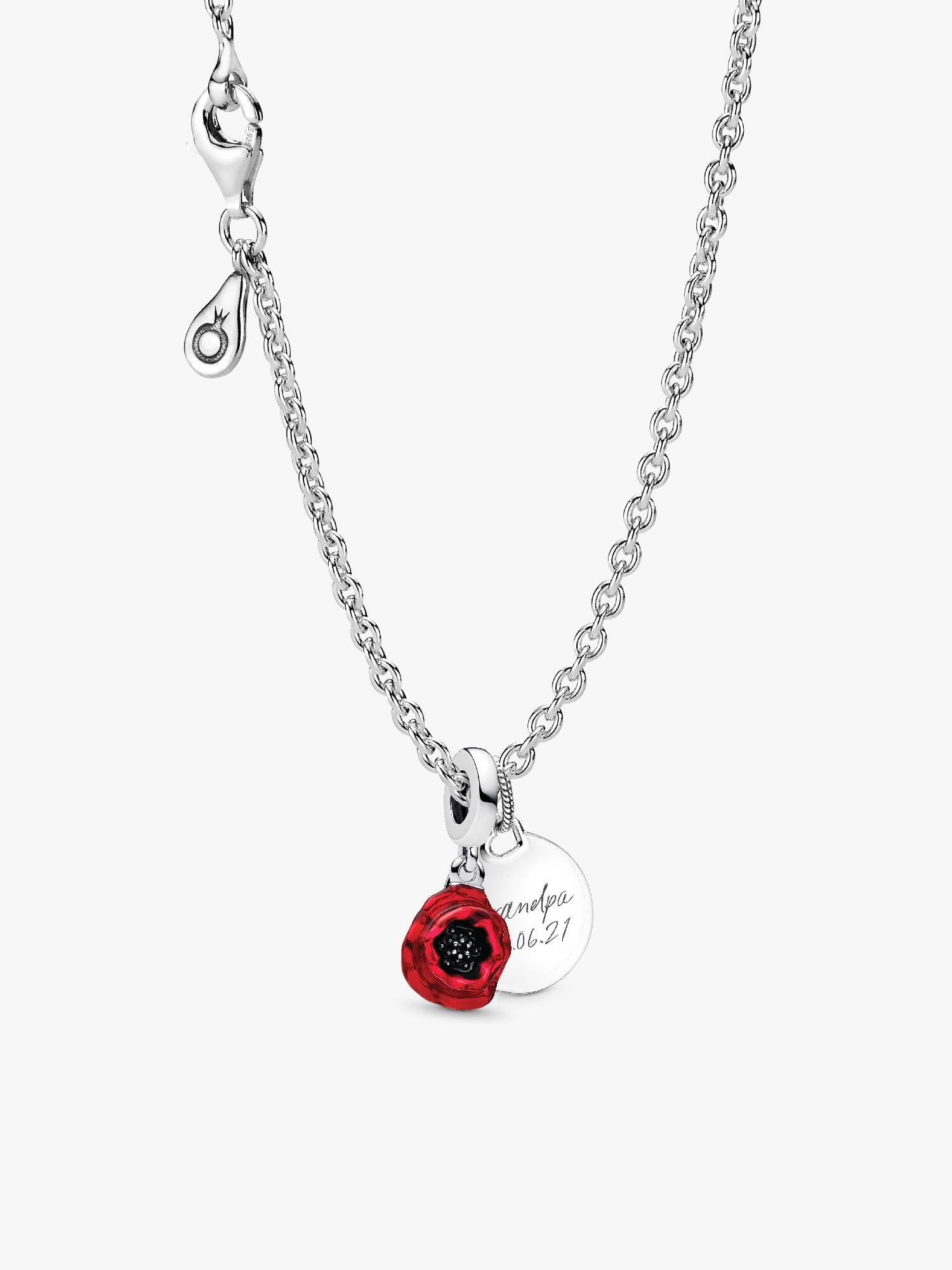 Engravable Poppy Necklace Set
