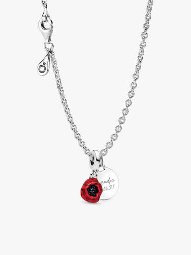 Engravable Poppy Necklace Set