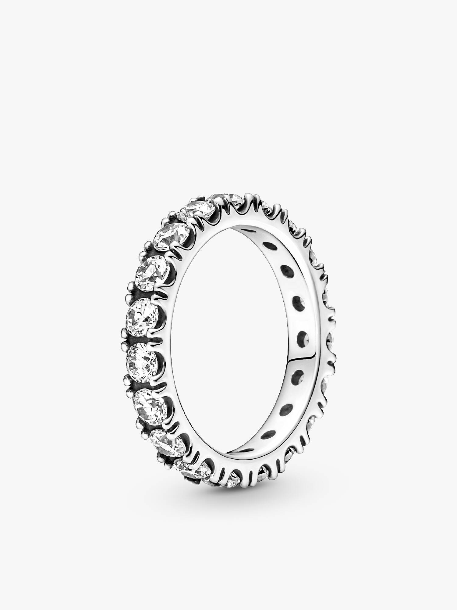 Sparkling Row Eternity Ring