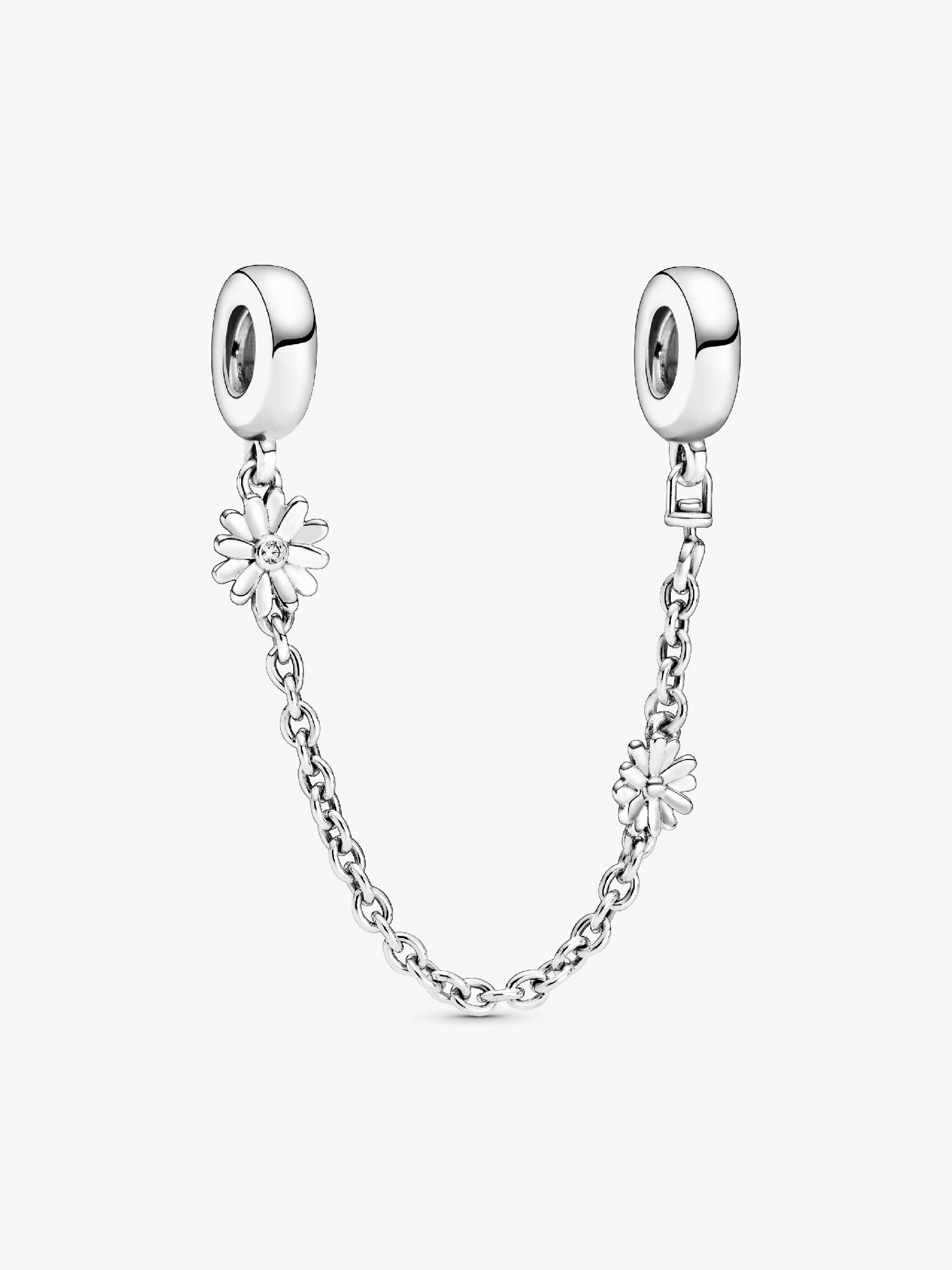 Daisy Flower Safety Chain Charm